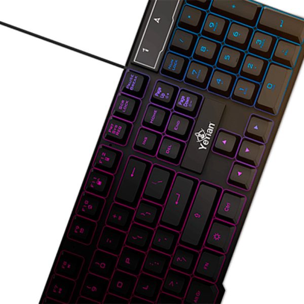 Yeyian HYDRA S2000 teclado Ratón incluido Juego USB Negro - Imagen 2
