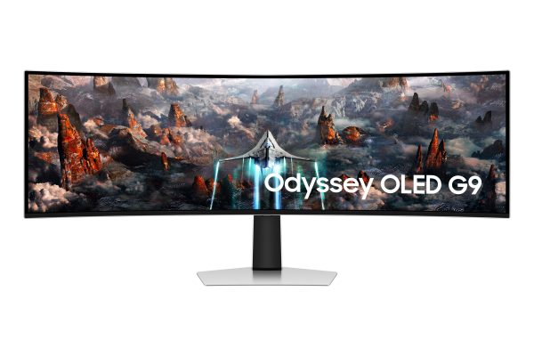 Samsung LS49CG930SLXZX monitor de computadora 124.5 cm (49") 5120 x 1440 Pixeles Dual WQHD OLED Gris