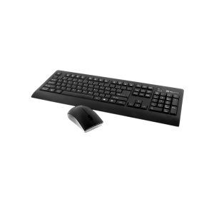 Klip Xtreme KCK-265E teclado Ratón incluido Universal RF inalámbrico QWERTY Negro