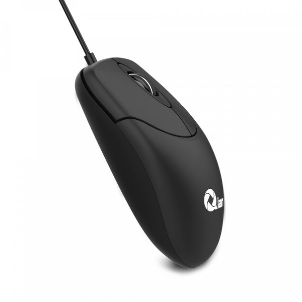 Qian QKX-20603 teclado Ratón incluido Oficina USB QWERTY Español Negro - Imagen 4