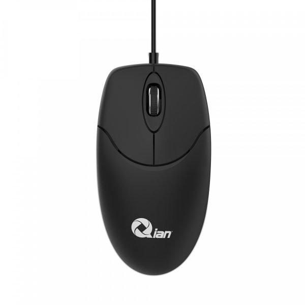 Qian QKX-20603 teclado Ratón incluido Oficina USB QWERTY Español Negro - Imagen 3