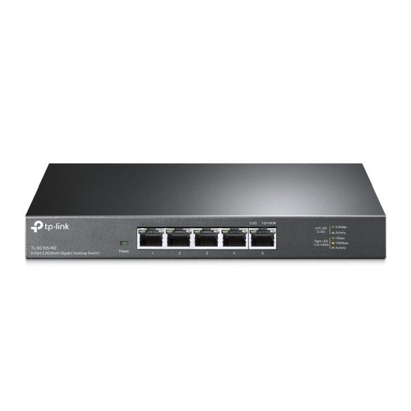 TP-Link TL-SG105-M2 dispositivo de redes No administrado 2.5G Ethernet (100/1000/2500) Negro - Imagen 2