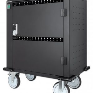 Manhattan 716000 carrito o armario de dispositivo portátil Carrito de manejo de dispositivos portátiles Negro