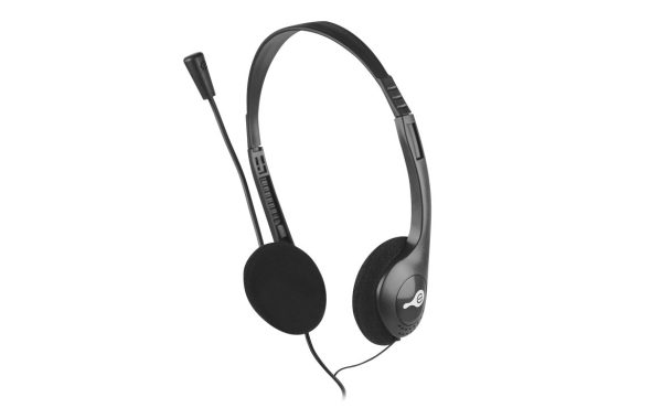 Easy Line EL-994787 audífono y auriculare Auriculares Alámbrico Diadema Llamadas/Música Negro - Imagen 2