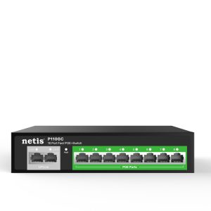 Netis System P110GC dispositivo de redes Gigabit Ethernet (10/100/1000) Energía sobre Ethernet (PoE) Negro