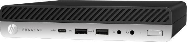 HP ProDesk 600 G5 Intel® Core™ i5 i5-9500T 8 GB DDR4-SDRAM 500 GB Unidad de disco duro Windows 10 Pro Mini PC Negro - Imagen 2