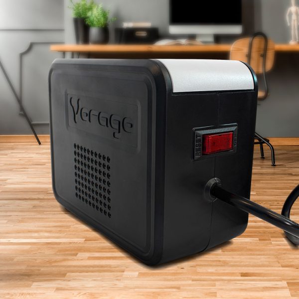 Vorago AVR-100 regulador de voltaje 8 salidas AC Negro - Imagen 3