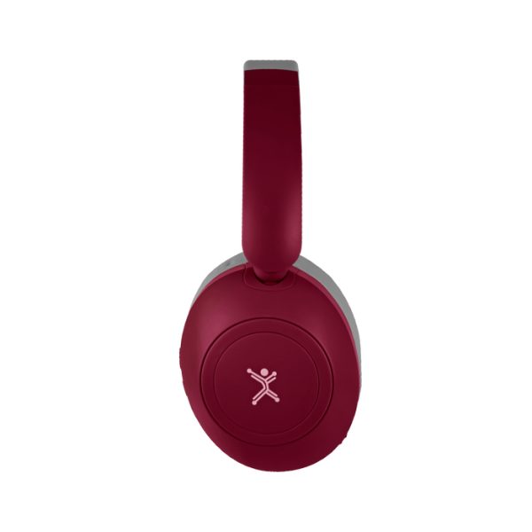 Perfect Choice PC-117162 audífono y auriculare Audífonos Inalámbrico y alámbrico Diadema Música USB Tipo C Bluetooth Gris, Rojo - Imagen 3
