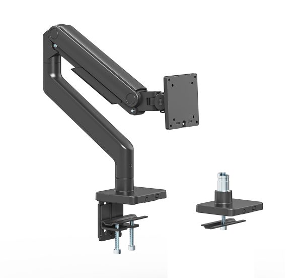Manhattan 462570 soporte para pantalla plana 124.5 cm (49") Escritorio Negro - Imagen 4