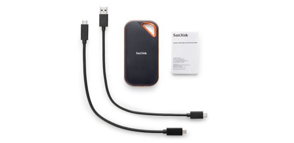 SanDisk Extreme PRO 4 TB USB Tipo C 3.2 Gen 2 (3.1 Gen 2) Negro, Naranja - Imagen 3