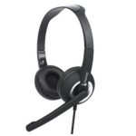 Nextep NE-425 audífono y auriculare Auriculares Alámbrico Diadema Llamadas/Música Negro, Plata