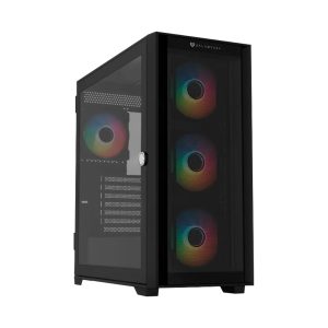 Balam Rush BR-938754 gabinete de computadora Escritorio Negro