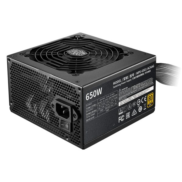 Cooler Master MWE Gold 650 - V2 unidad de fuente de alimentación 650 W 24-pines ATX ATX Negro - Imagen 2