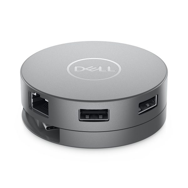 DELL DA310 Alámbrico USB 3.2 Gen 2 (3.1 Gen 2) Type-C Plata - Imagen 2