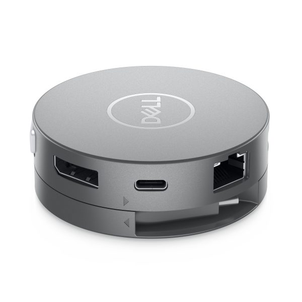 DELL DA310 Alámbrico USB 3.2 Gen 2 (3.1 Gen 2) Type-C Plata