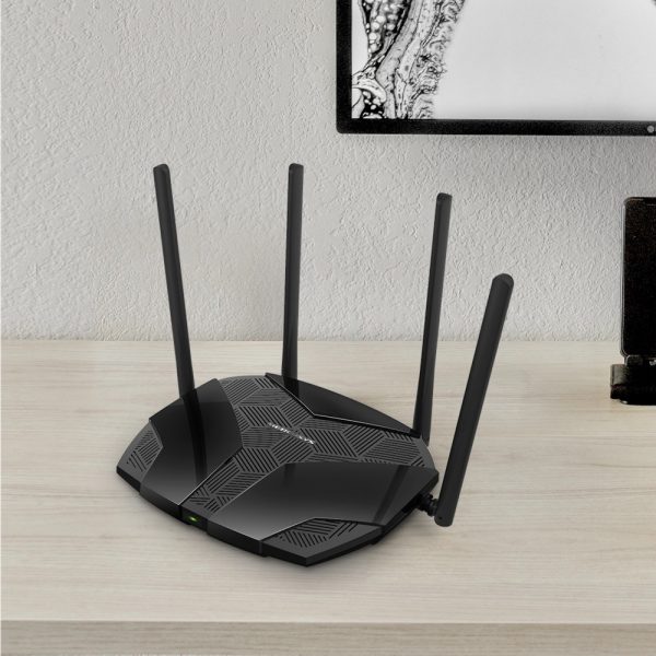 Mercusys MR70X router inalámbrico Gigabit Ethernet Doble banda (2,4 GHz / 5 GHz) Negro - Imagen 4