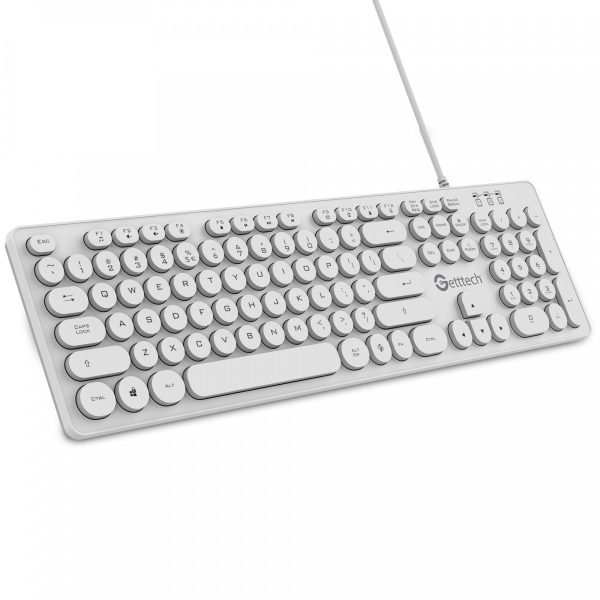 Getttech GTI-28201B teclado Hogar USB Blanco