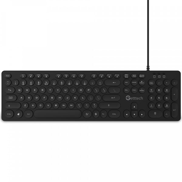 Getttech GTI-28201G teclado Hogar USB Gris