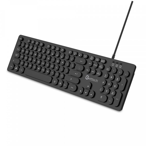 Getttech GTI-28201G teclado Hogar USB Gris - Imagen 2