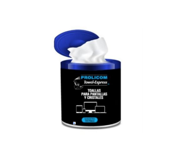 Prolicom 367868 kit de limpieza para equipos LCD/LED/Plasma, LCD/TFT/Plasma, Teléfono móvil/smartphone, Computadora portátil, PC Tableta Paños húmedos para limpieza de equipos