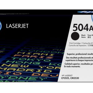 HP Cartucho original de tóner negro 504A LaserJet