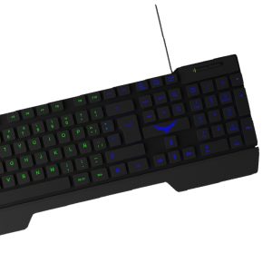 Naceb Technology NA-0951 teclado Ratón incluido Juego USB QWERTY Inglés Negro