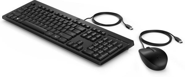 HP Combinación de mouse y teclado con cable 225 - Imagen 2