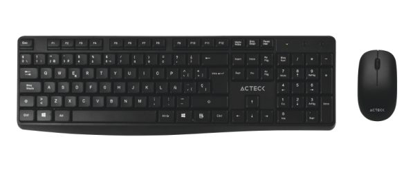 Acteck KT25 teclado Ratón incluido Universal RF inalámbrico Negro - Imagen 2