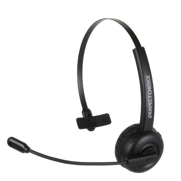 Perfect Choice PC-116882 audífono y auriculare Auriculares Inalámbrico Diadema Oficina/Centro de llamadas USB Tipo C Bluetooth Negro - Imagen 2
