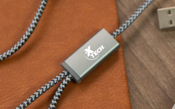 Xtech XTC-560 cable USB 1.2 m USB A/USB C USB C/Micro USB A/Lightning Gris - Imagen 4