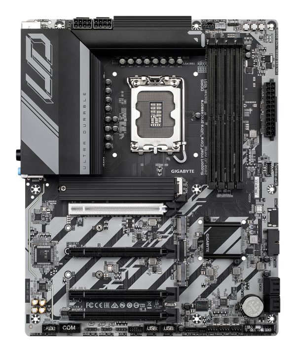 GIGABYTE Placa base Z890 UD WIFI6E - Compatible con CPUs Intel Core Ultra (Serie 2), VRM de 12+1+2 fases, hasta 8800MHz DDR5 (OC), 1xPCIe 5.0 + 2xPCIe 4.0, Wi-Fi 6E, LAN 2.5GbE, USB 4 - Imagen 2