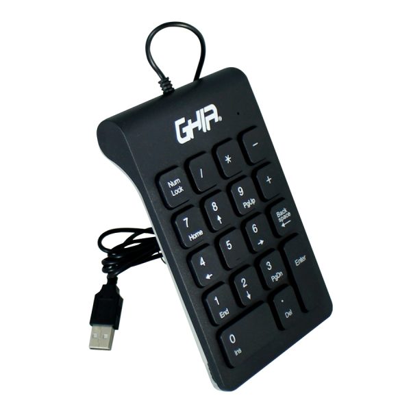 Ghia GAC-206A teclado numérico Universal USB Negro - Imagen 4