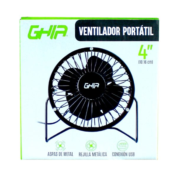 Ghia GAC-205 ventilador Negro - Imagen 2