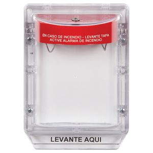 STI STI-1130-ES caja para sistema de alarma Rojo, Blanco Policarbonato (PC)