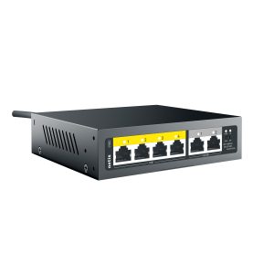 Netis System P106C dispositivo de redes No administrado Gigabit Ethernet (10/100/1000) Energía sobre Ethernet (PoE) Negro