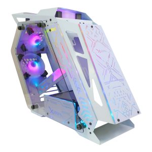 XZEAL XZGAIRRGBW gabinete de computadora Escritorio Blanco