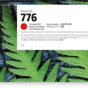 HP Cartucho de tinta 776 rojo cromático de 1 litro