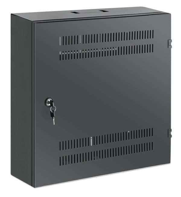 Intellinet 713689 armario rack 2U/4U Bastidor de pared Negro - Imagen 2