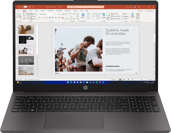 HP 255 G10 AMD Ryzen™ 5 7520U Computadora portátil 39.6 cm (15.6") HD 8 GB DDR4-SDRAM 512 GB SSD Wi-Fi 6 (802.11ax) Windows 11 Home Negro