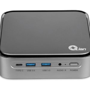 Qian QII-11515 PC/estaciòn de trabajo Intel® Core™ i5 i5-1135G7 16 GB DDR4-SDRAM 512 GB SSD Windows 11 Pro Mini PC Gris