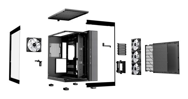 be quiet! LIGHT BASE 600 LX Black Midi Tower Negro - Imagen 4