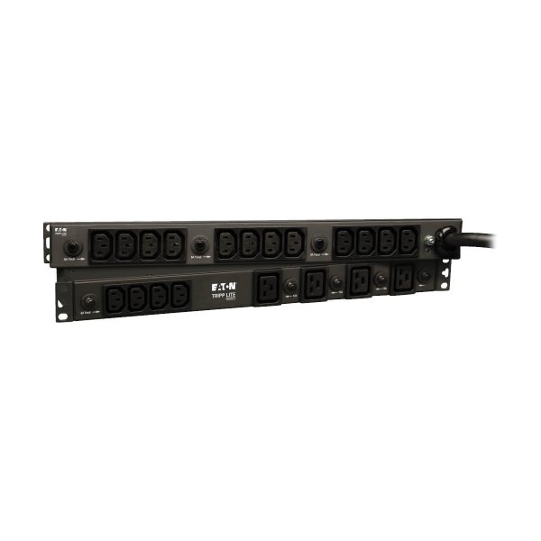 Tripp Lite PDU1230 PDU Básico Monofásico de 4.8 / 5.8kW, 20 Tomacorrientes de 200/208/240V (16-C13 y 4-C19), Entrada L6-30P, cable de 4.57 m [15 pies], instalación en rack de 1U - Imagen 3