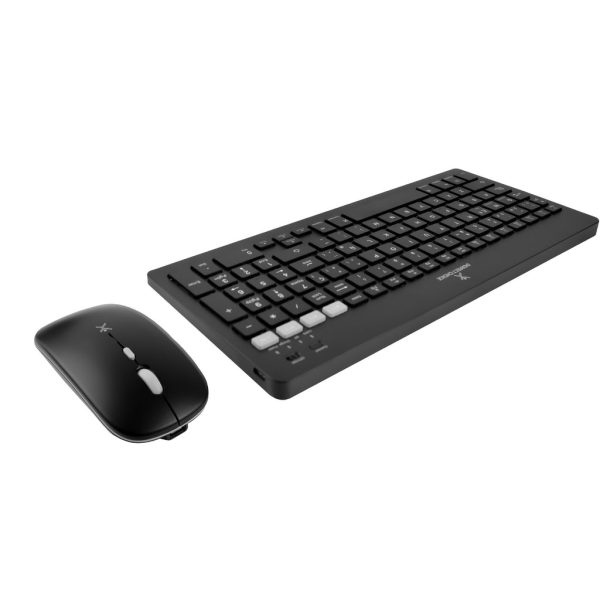 Perfect Choice PC-201373 teclado Ratón incluido Universal RF inalámbrico + bluetooth Negro - Imagen 4