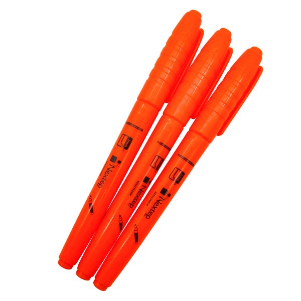 Nextep NE-084J marcador 12 pieza(s) Punta de cincel Naranja - Imagen 2