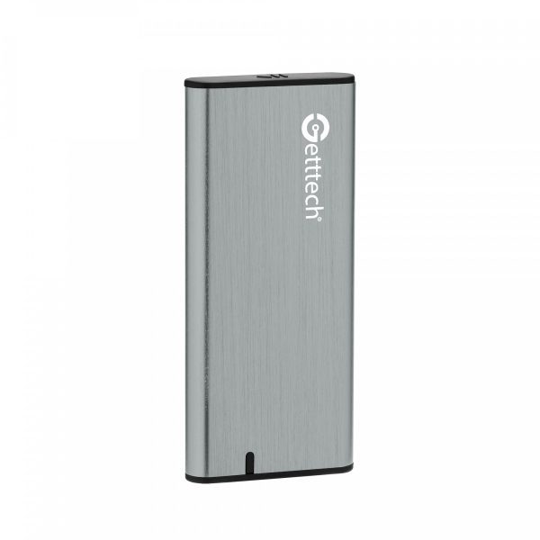 Getttech GCE-M231-01 caja para disco duro externo Carcasa para SSD Aluminio 2.5" - Imagen 3
