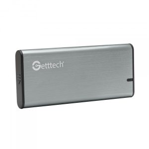 Getttech GCE-M231-01 caja para disco duro externo Carcasa para SSD Aluminio 2.5"