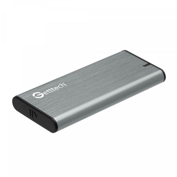 Getttech GCE-M231-01 caja para disco duro externo Carcasa para SSD Aluminio 2.5" - Imagen 2