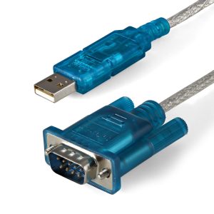 StarTech.com Cable Adaptador de 0.9m USB a Puerto Serial Serie RS232 DB9 PC Mac Linux