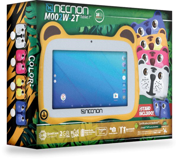 Necnon M002W-2T/BL tablet para niños 16 GB Azul - Imagen 2