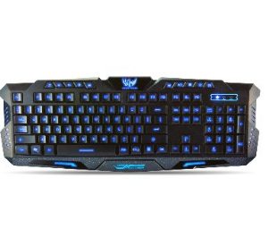 BRobotix 420028 teclado Juego USB QWERTY Negro